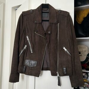 All Saints Suede Jacket